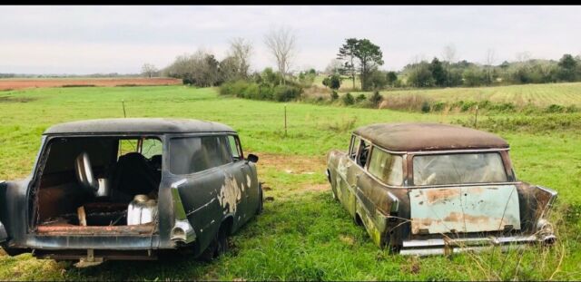 1957 Rust Chevrolet Bel Air/150/210 Wagon