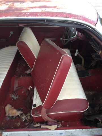 1966 one red and other blue Ford Fairlane 2 door hard tops