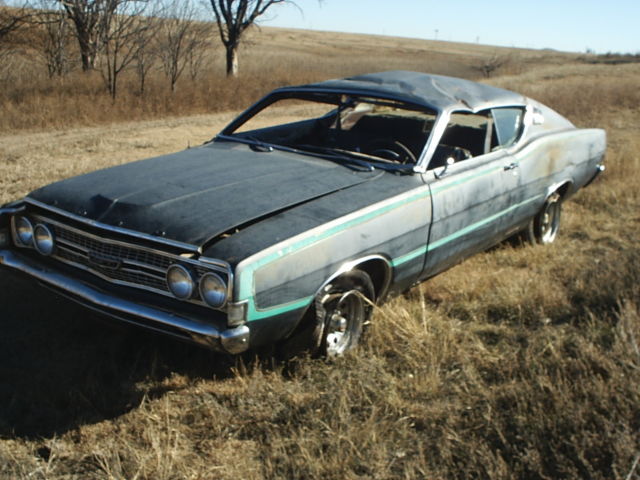 1968 Gray Ford Torino Fastback