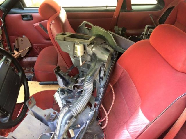 1991 red Ford Mustang foxbody