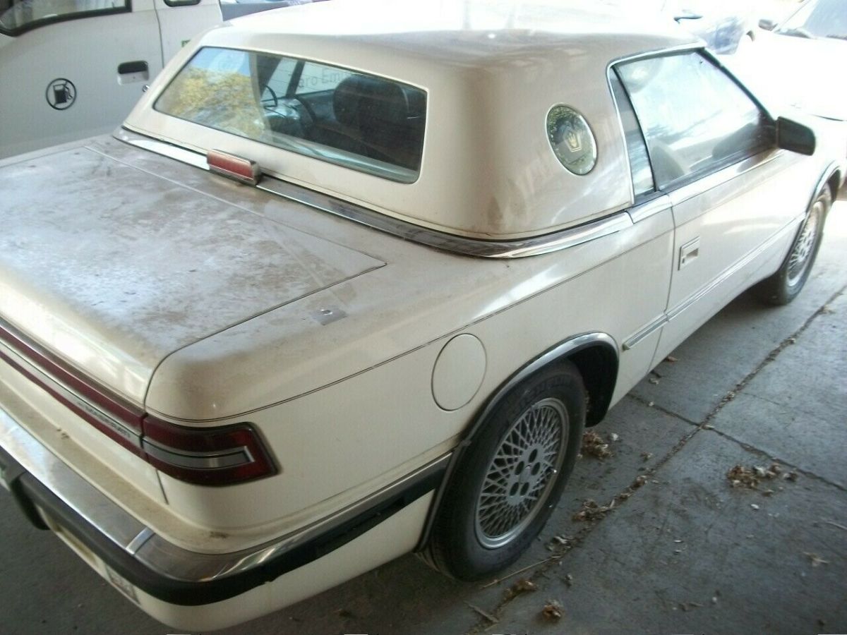 1990 Chrysler TC Maserati Convertible