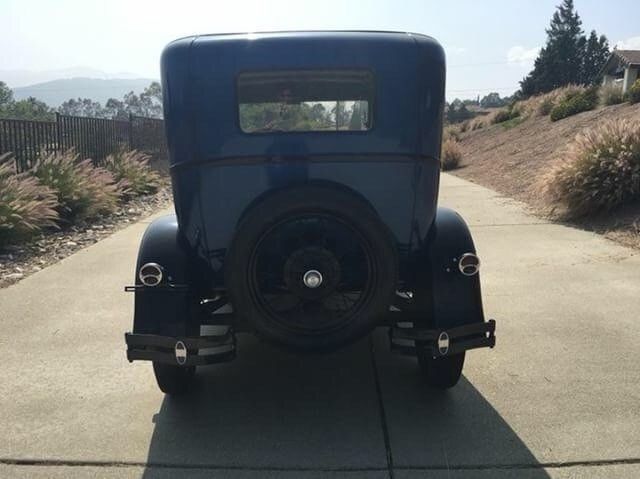 1929 Blue Ford Model A Sedan