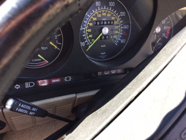 1987 Red Mercedes-Benz SL-Class Convertible