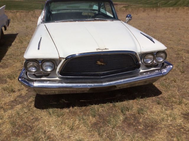 1960 White Chrysler New Yorker hardtop