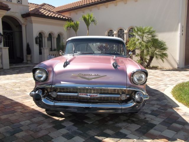 1957 DUST ROSE Chevrolet Bel Air/150/210
