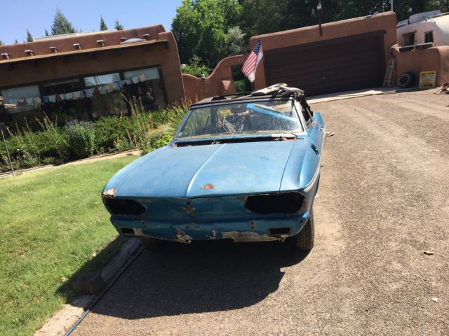 1966 Blue Chevrolet Corvair