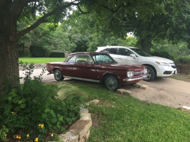 1962 Red Chevrolet Corvair Coupe