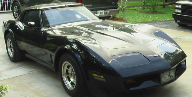 1981 Black Chevrolet Corvette Coupe
