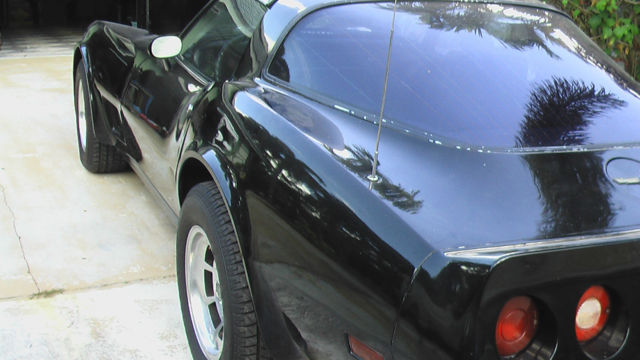 1981 Black Chevrolet Corvette Coupe