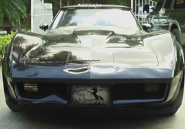 1981 Black Chevrolet Corvette Coupe