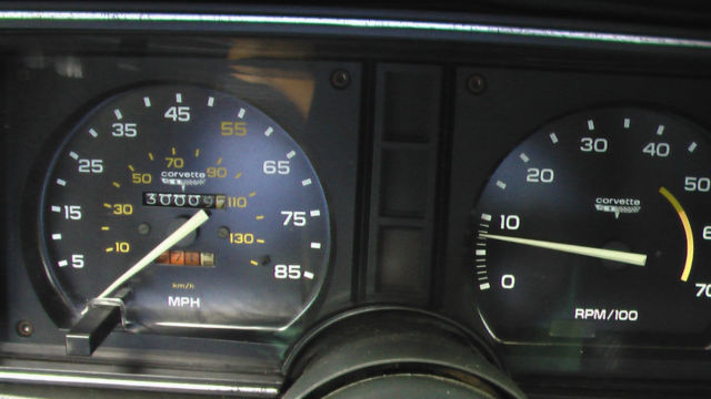 1981 Black Chevrolet Corvette Coupe