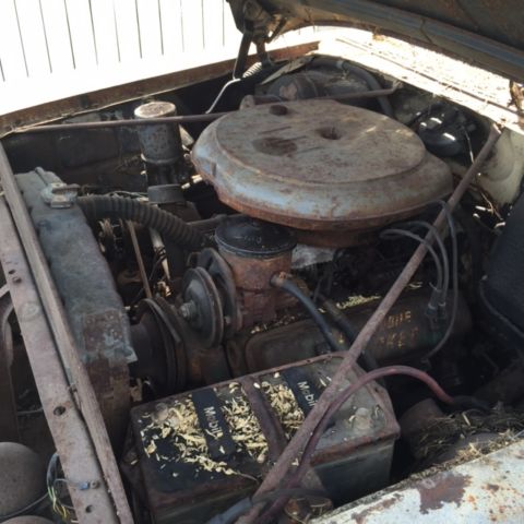 1956 Tan and Dark brown Oldsmobile 2 Door Hardtop