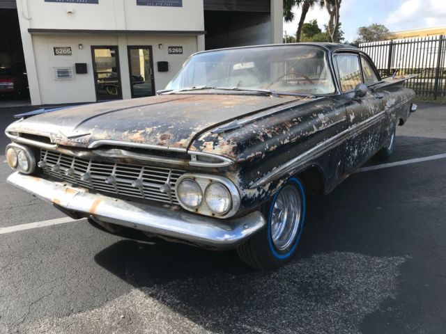 1959 Black Chevrolet Impala Coupe