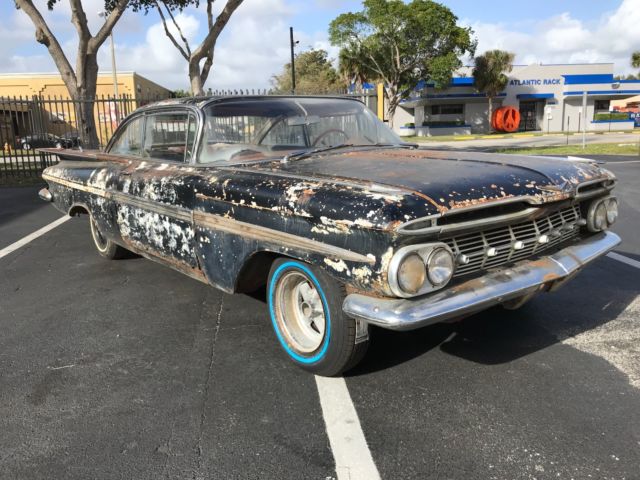 1959 Black Chevrolet Impala Coupe