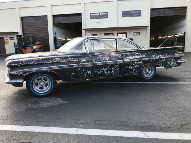 1959 Black Chevrolet Impala Coupe