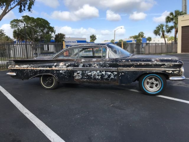 1959 Black Chevrolet Impala Coupe