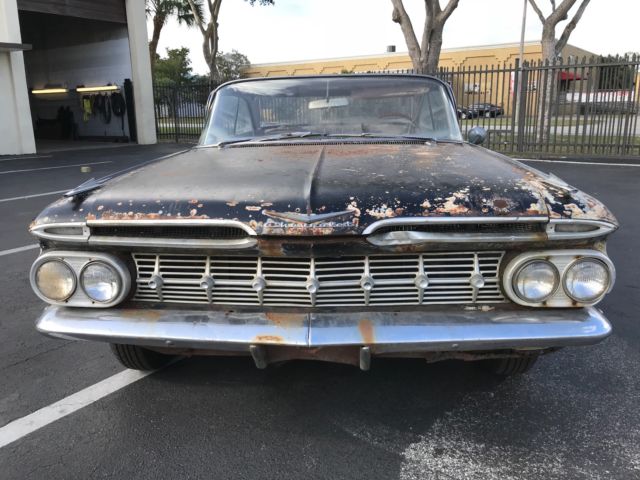 1959 Black Chevrolet Impala Coupe