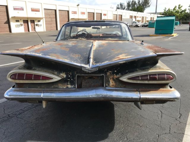 1959 Black Chevrolet Impala Coupe