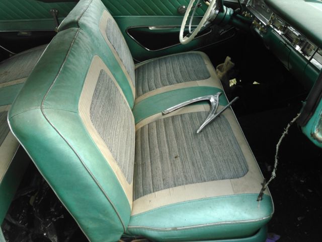 1959 green/White Ford Galaxie hardtop