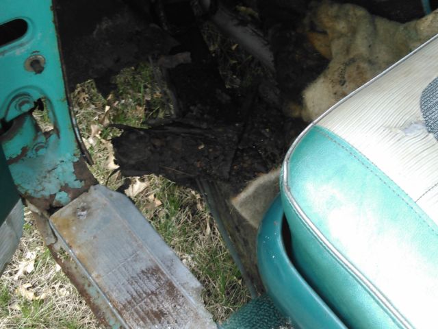 1959 green/White Ford Galaxie hardtop