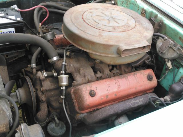 1959 green/White Ford Galaxie hardtop