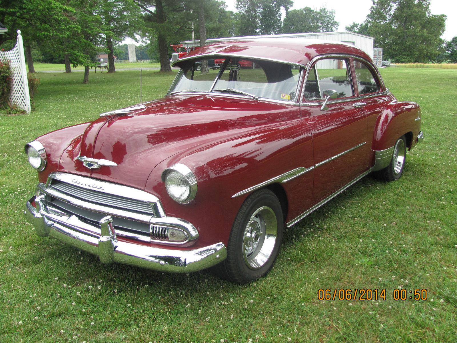 1951 Burgundy Chevrolet Bel Air/150/210 Coupe