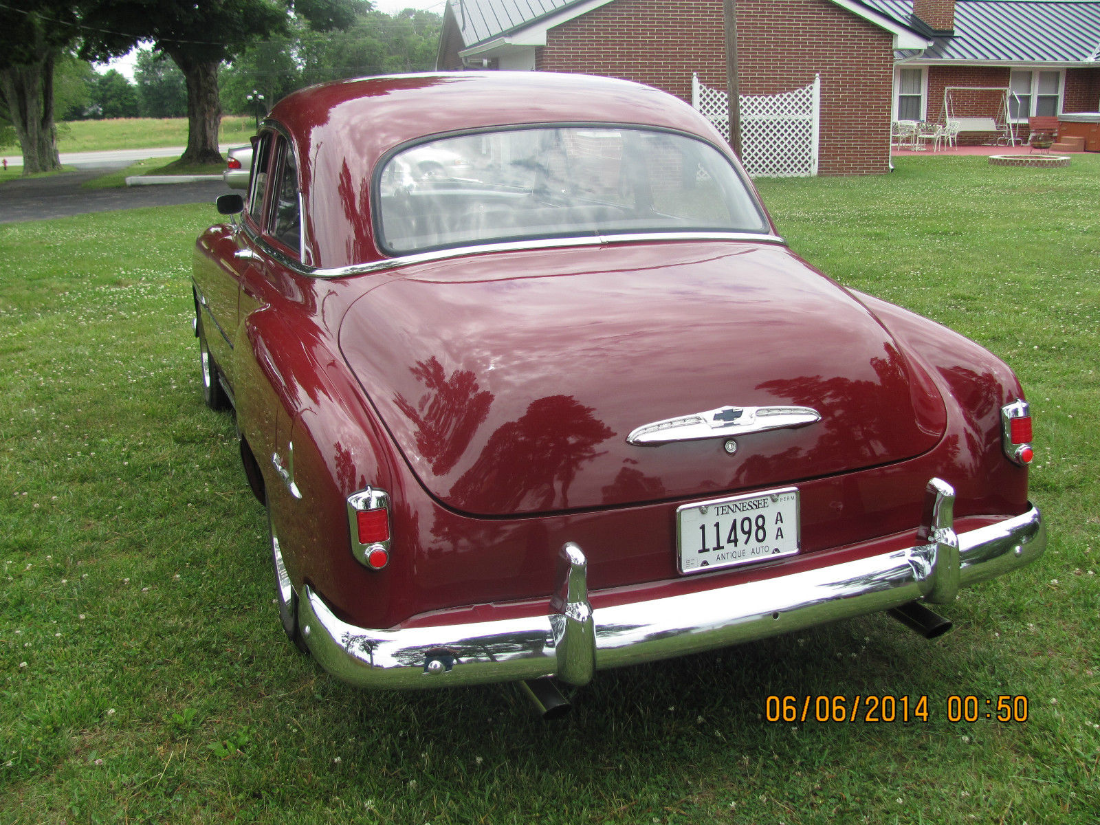1951 Burgundy Chevrolet Bel Air/150/210 Coupe