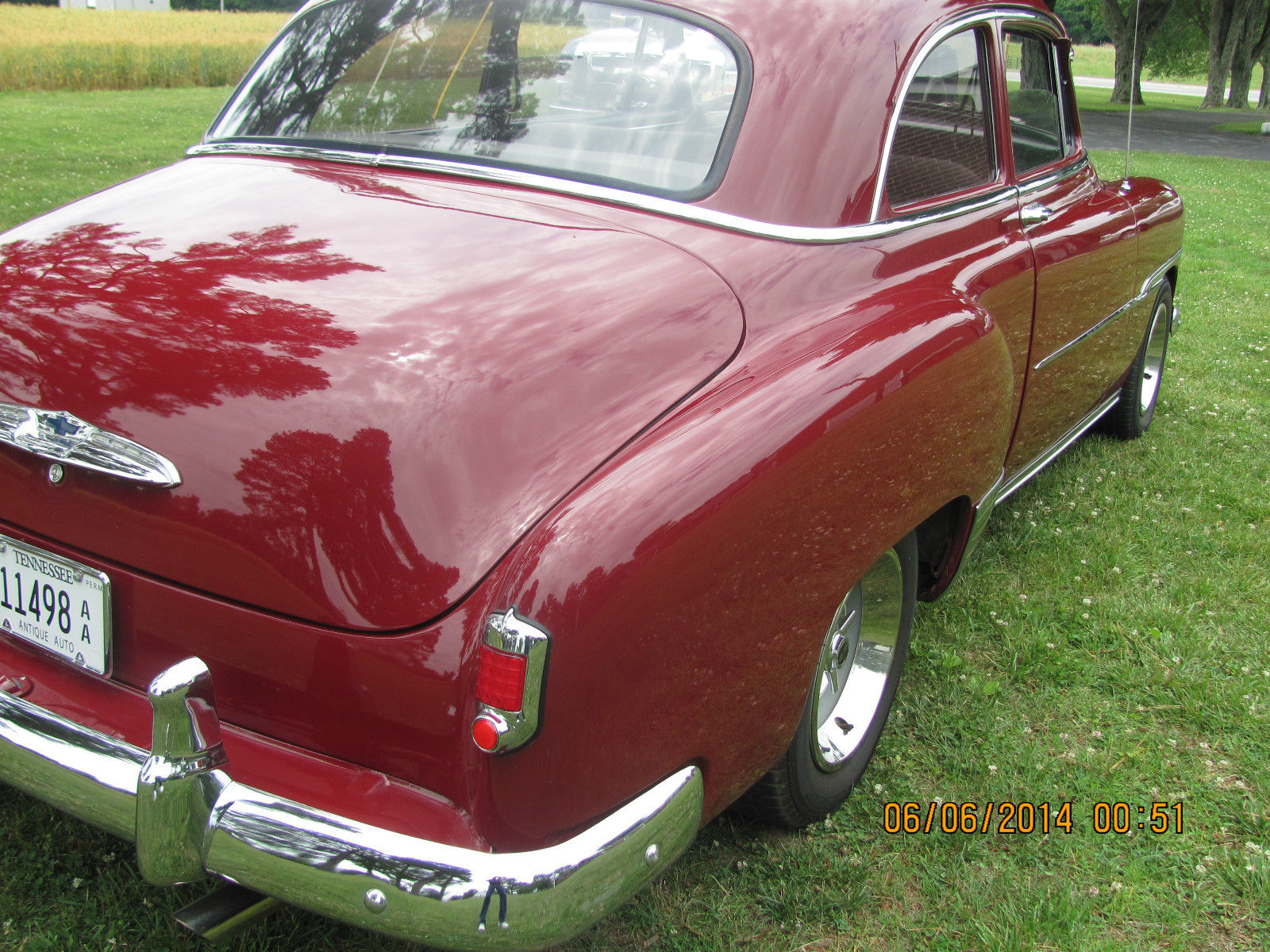 1951 Burgundy Chevrolet Bel Air/150/210 Coupe