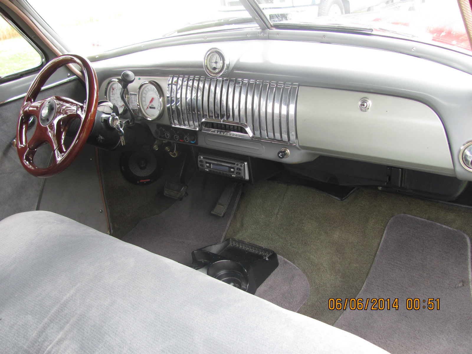 1951 Burgundy Chevrolet Bel Air/150/210 Coupe