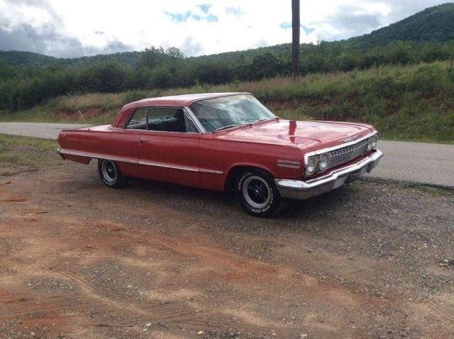 1963 Red Chevrolet Impala Coupe