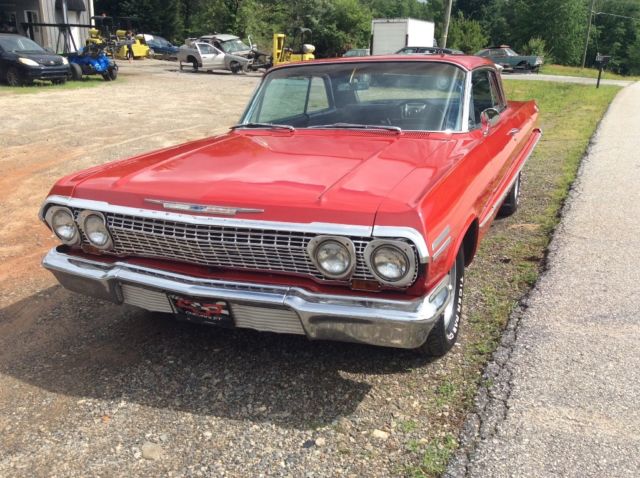 1963 Red Chevrolet Impala Coupe