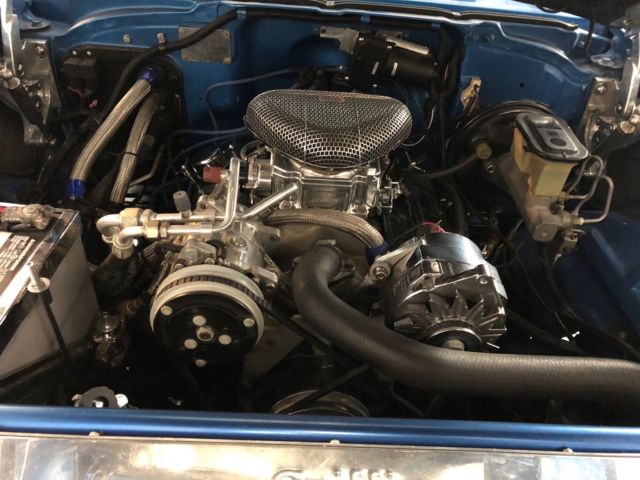 1957 Blue Chevrolet Bel Air/150/210 2 door post