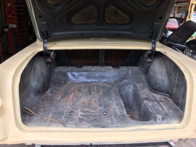 1955 Orange Chevrolet Bel Air/150/210 Coupe