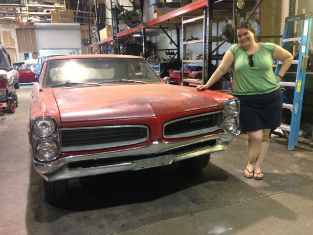 1966 Red Pontiac Le Mans 2-door Sedan