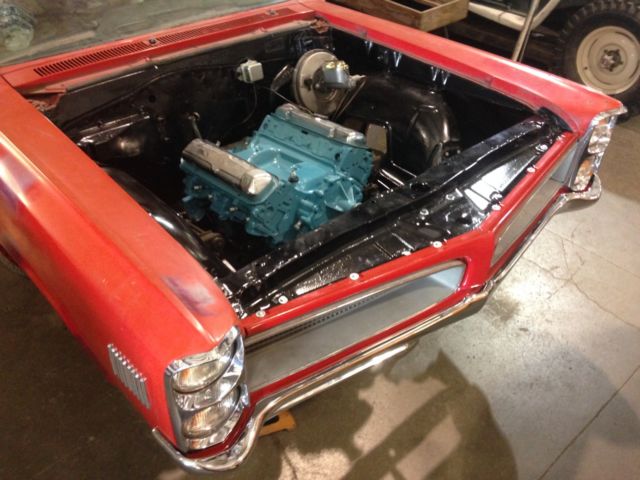 1966 Red Pontiac Le Mans 2-door Sedan