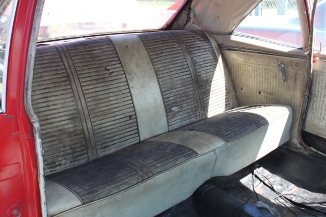 1966 Red Pontiac Le Mans 2-door Sedan