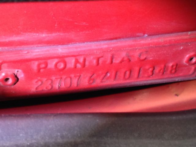 1966 Red Pontiac Le Mans 2-door Sedan