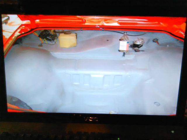 1965 Red Chevrolet Corvair Coupe