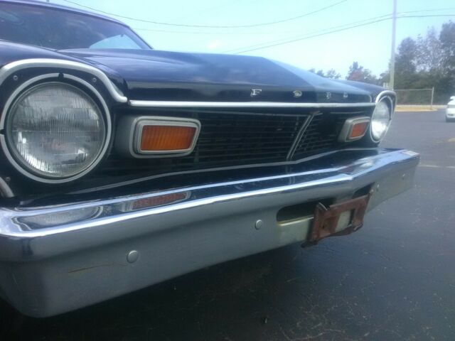 1977 Black Ford Maverick Coupe