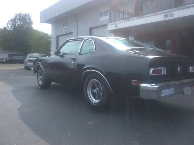 1977 Black Ford Maverick Coupe