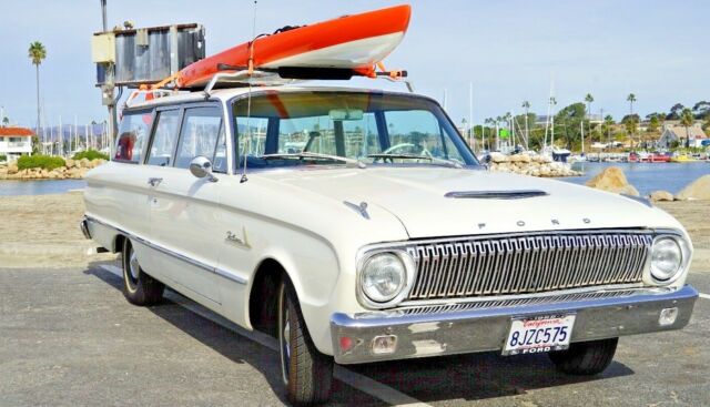 1962 White Ford Falcon Wagon