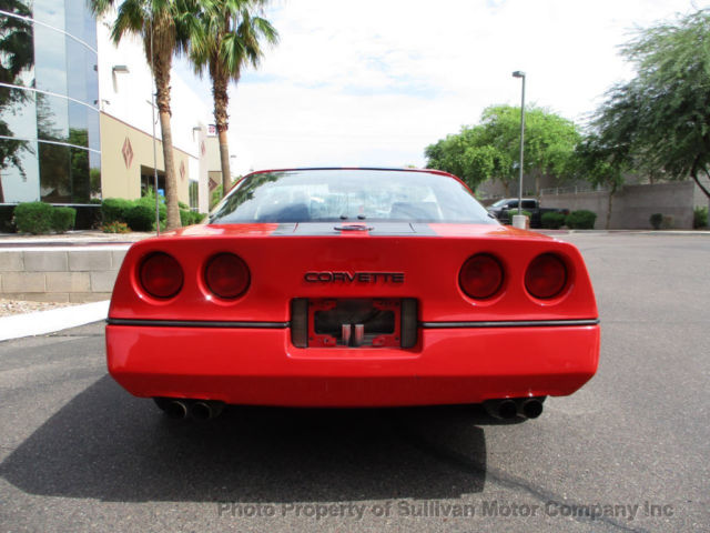 1985 Red Chevrolet Corvette