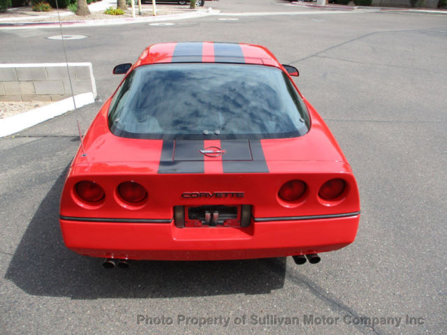 1985 Red Chevrolet Corvette