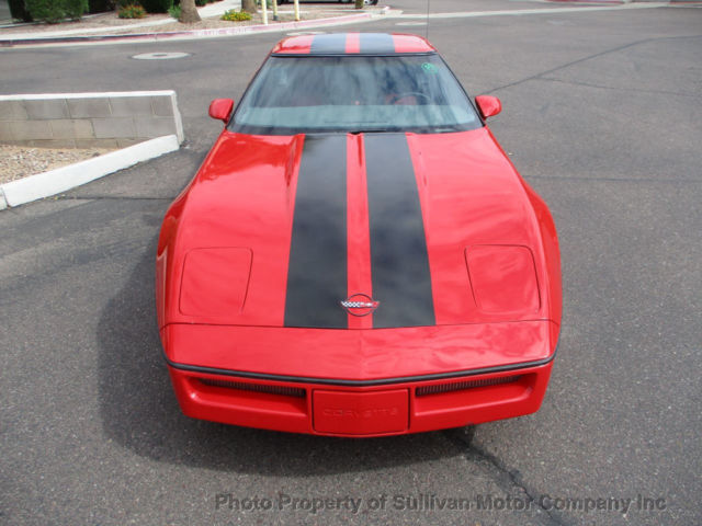 1985 Red Chevrolet Corvette