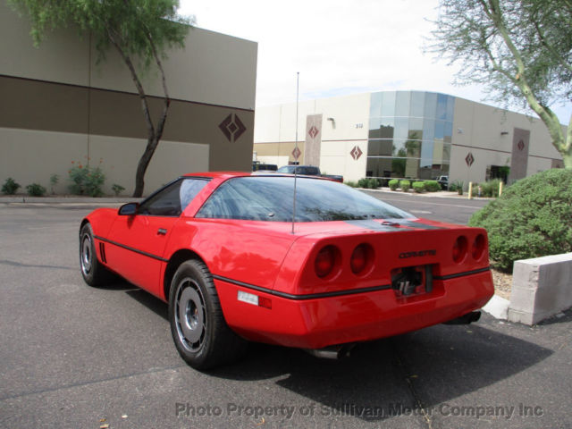 1985 Red Chevrolet Corvette