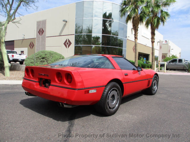 1985 Red Chevrolet Corvette