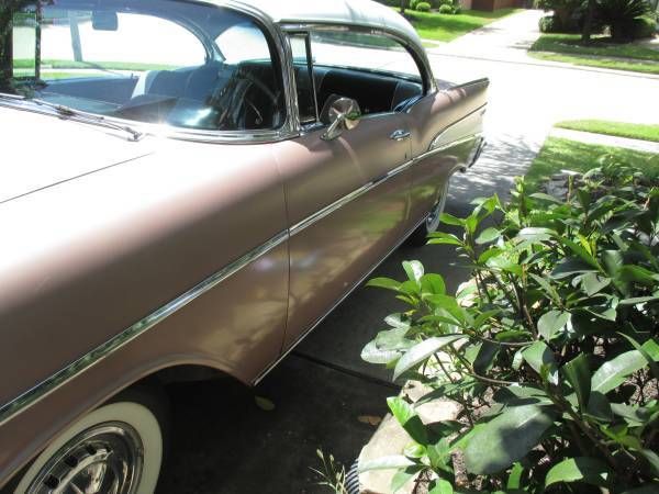 1957 Dusk Pearl/India Ivory Chevrolet Bel Air/150/210 Coupe