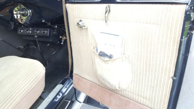 1930 Blue black Ford Model A 2 dr sedan