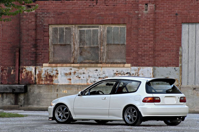 1992 White Honda Civic eg