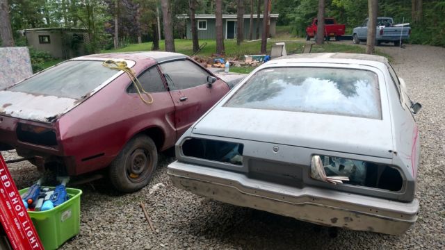 1977 Blue Ford Mustang